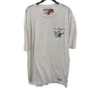 True Religion Mens 2XL White Cotton Graphic T-Shirt